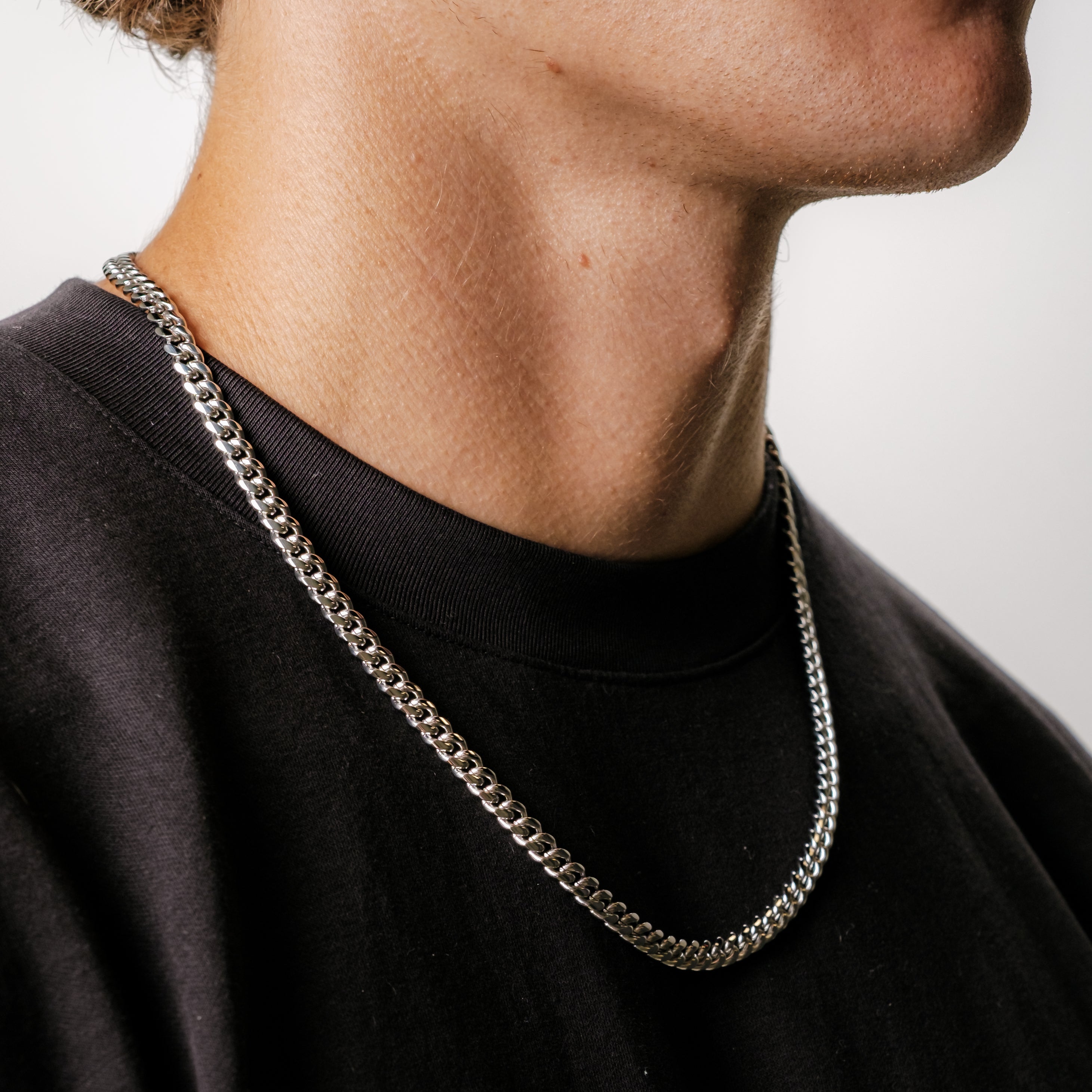 Kubanische Kette 6 mm (Silber)
