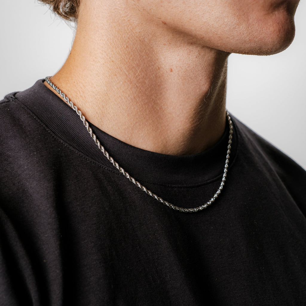 Kordelkette 3MM (Silber)