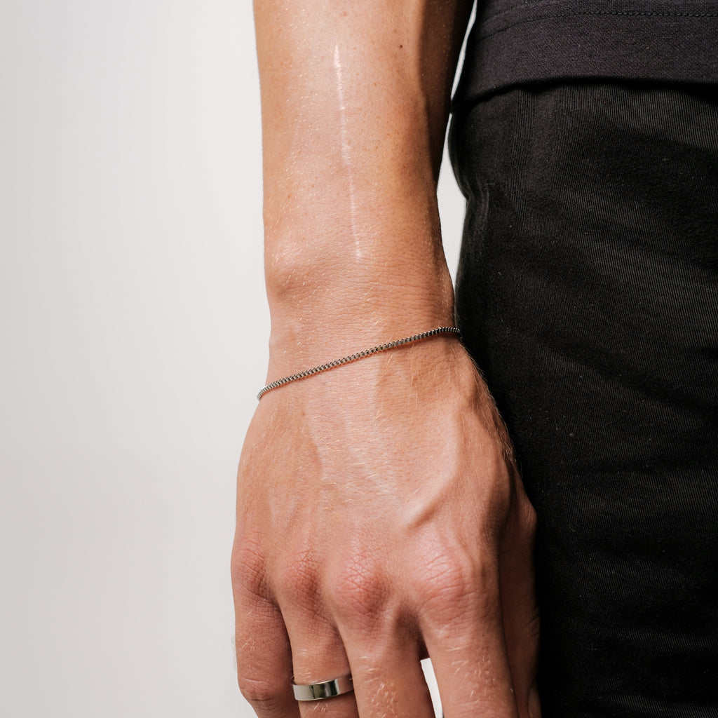 Box-Armband (Silber)