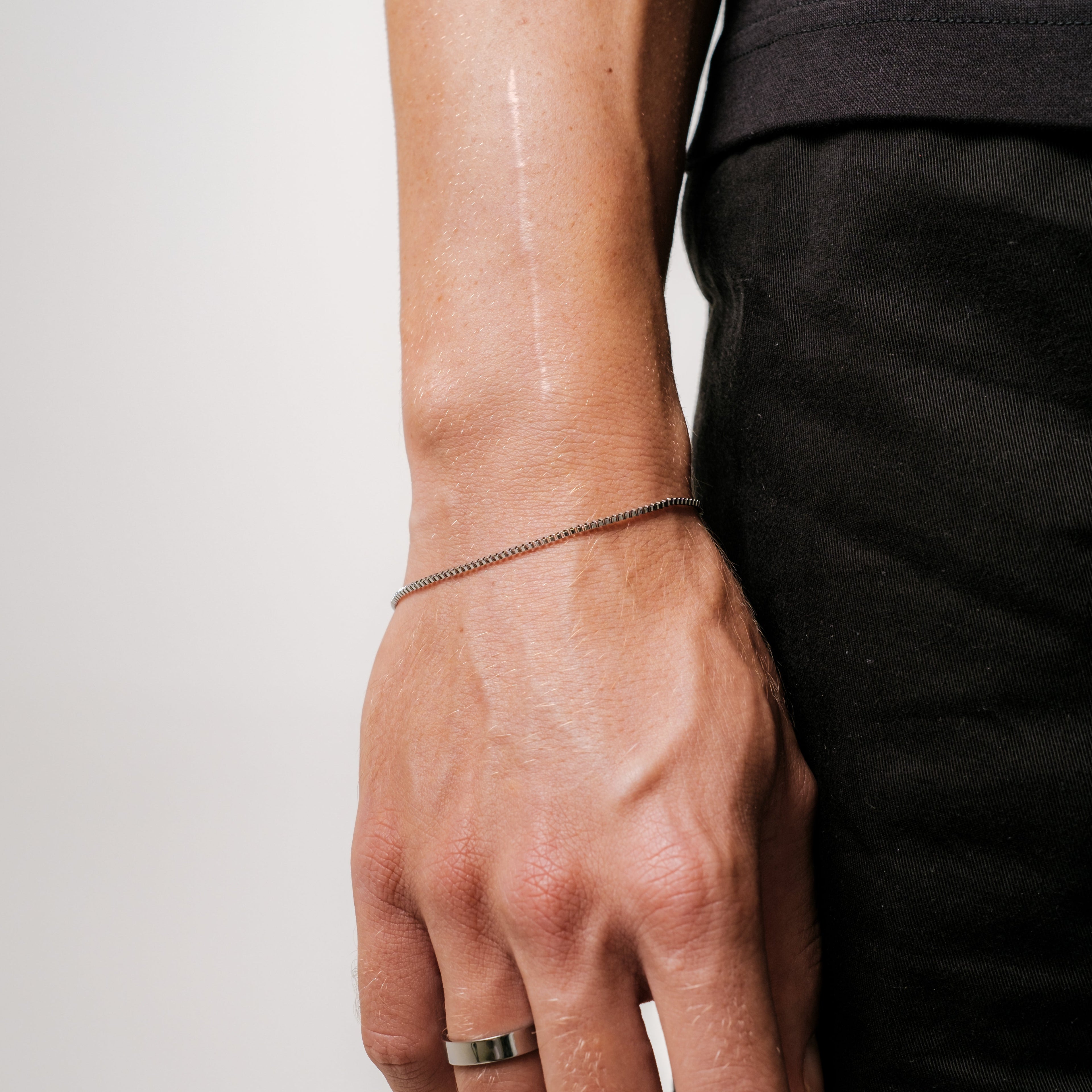 Box-Armband (Silber)