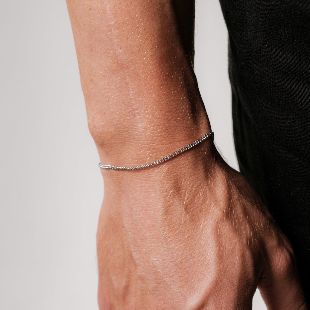 Kubanisches Armband 2MM (Silber)