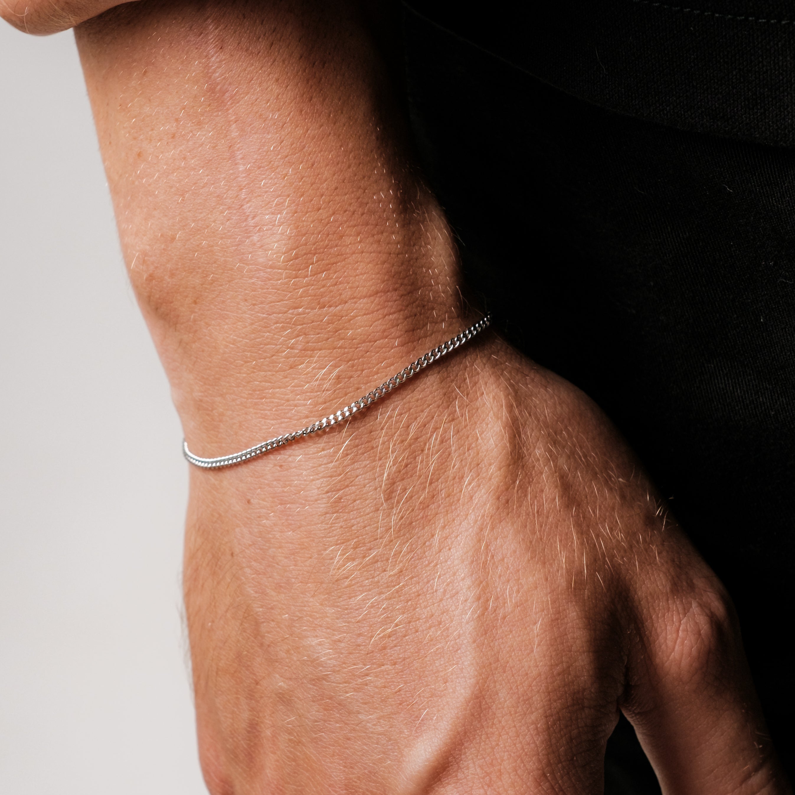 Kubanisches Armband 2MM (Silber)