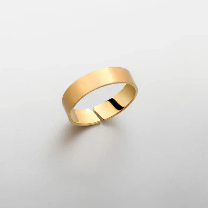 Klassischer Ring in Einheitsgröße (Gold)