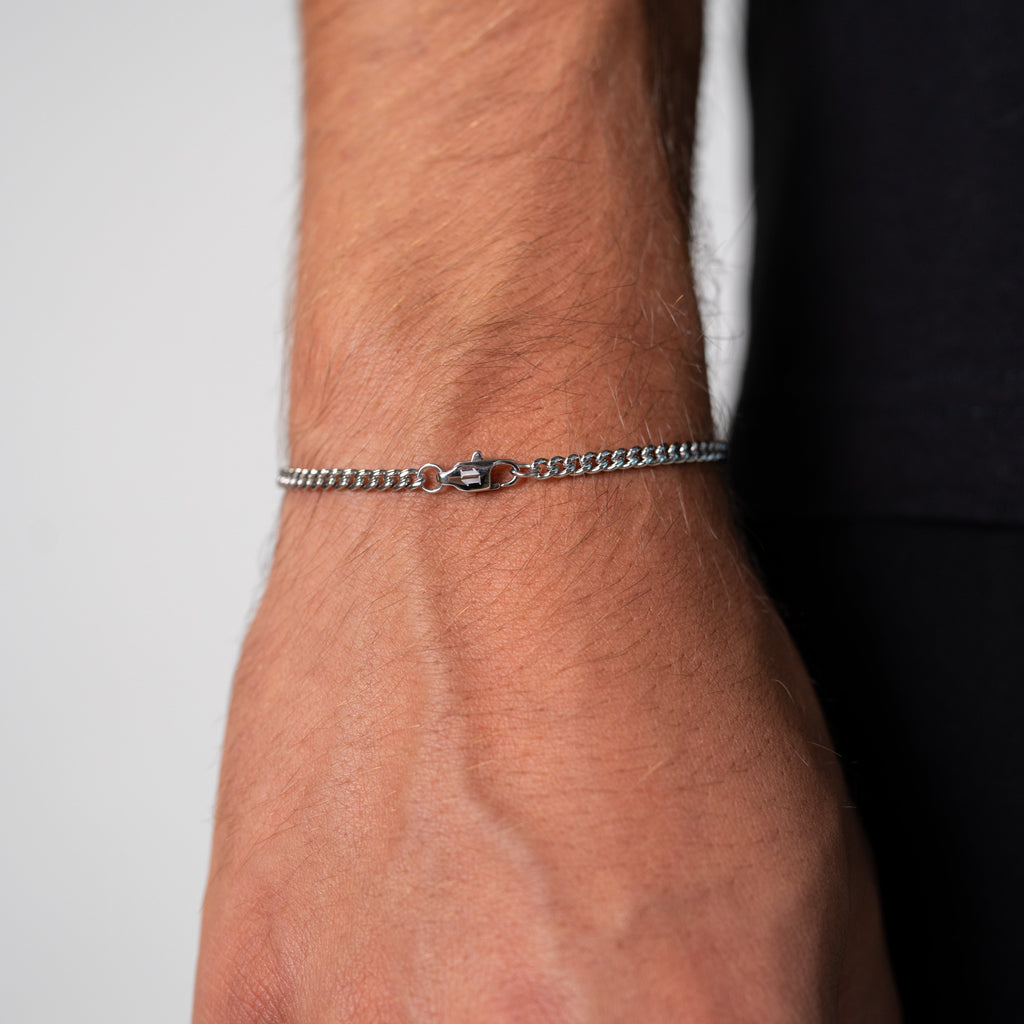 Kubanisches Armband 3MM (Silber)