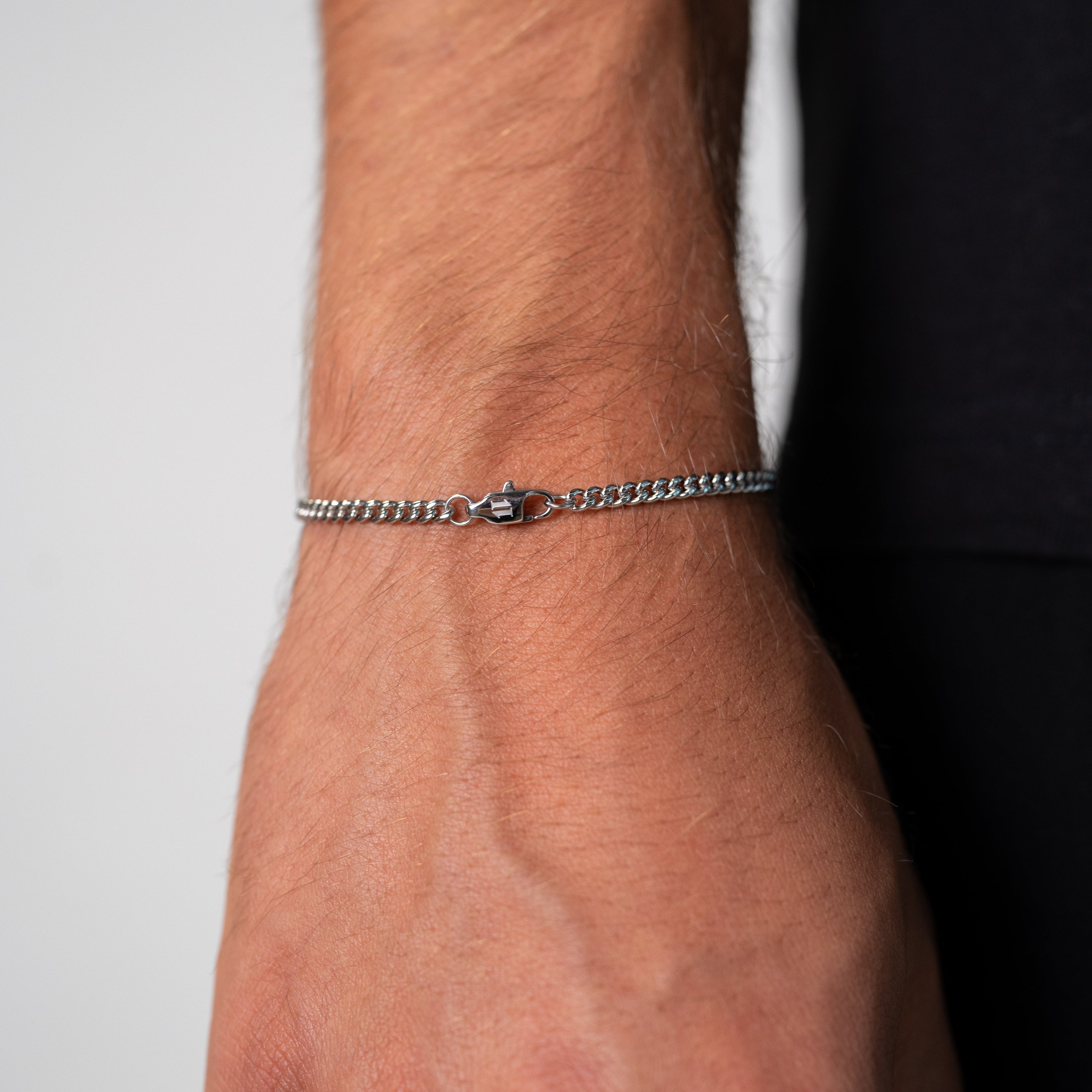 Kubanisches Armband 3MM (Silber)