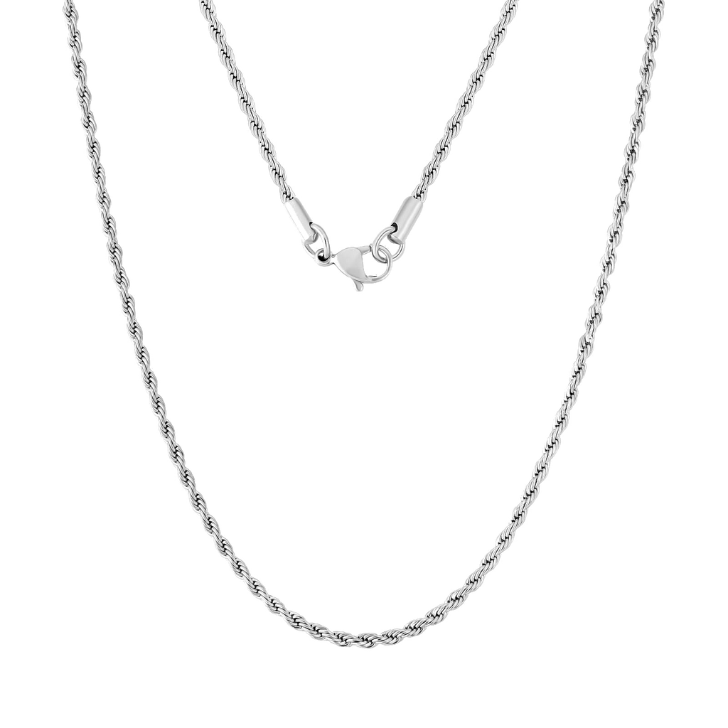 Kordelkette 3MM (Silber)