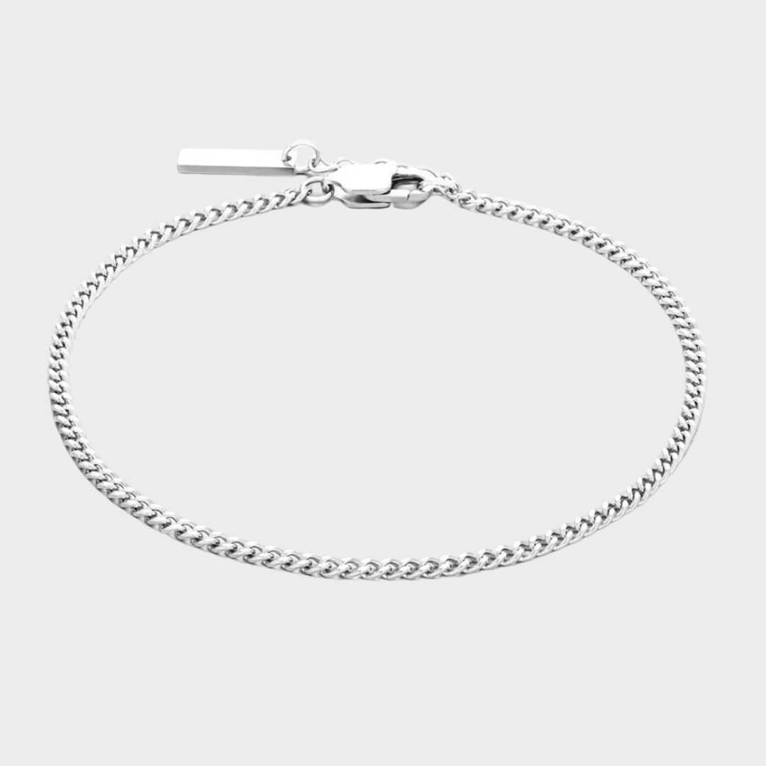Kubanisches Armband 2MM (Silber)